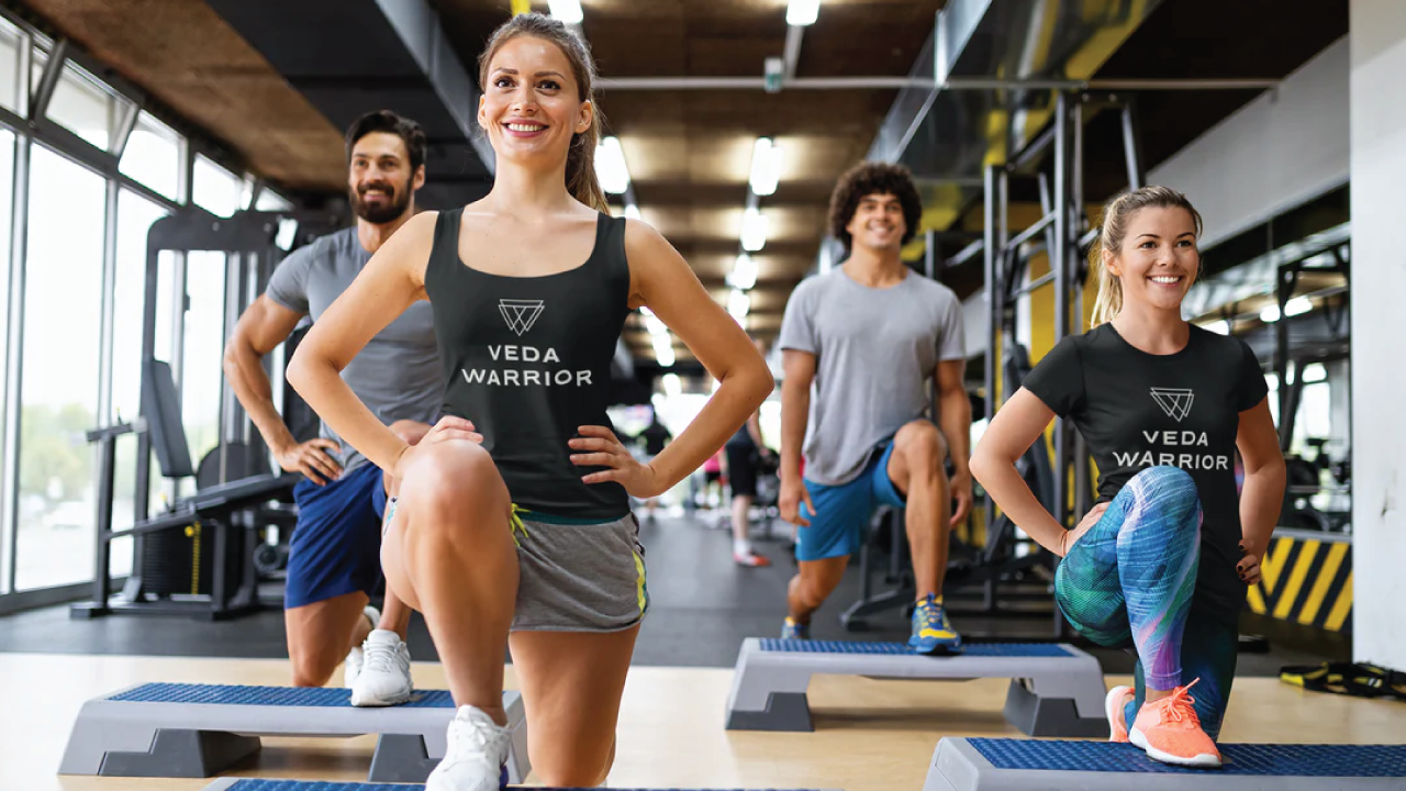 Veda Warrior promotes Ayurveda-inspired wellness with cannabis-infused products at a New Jersey yoga class.